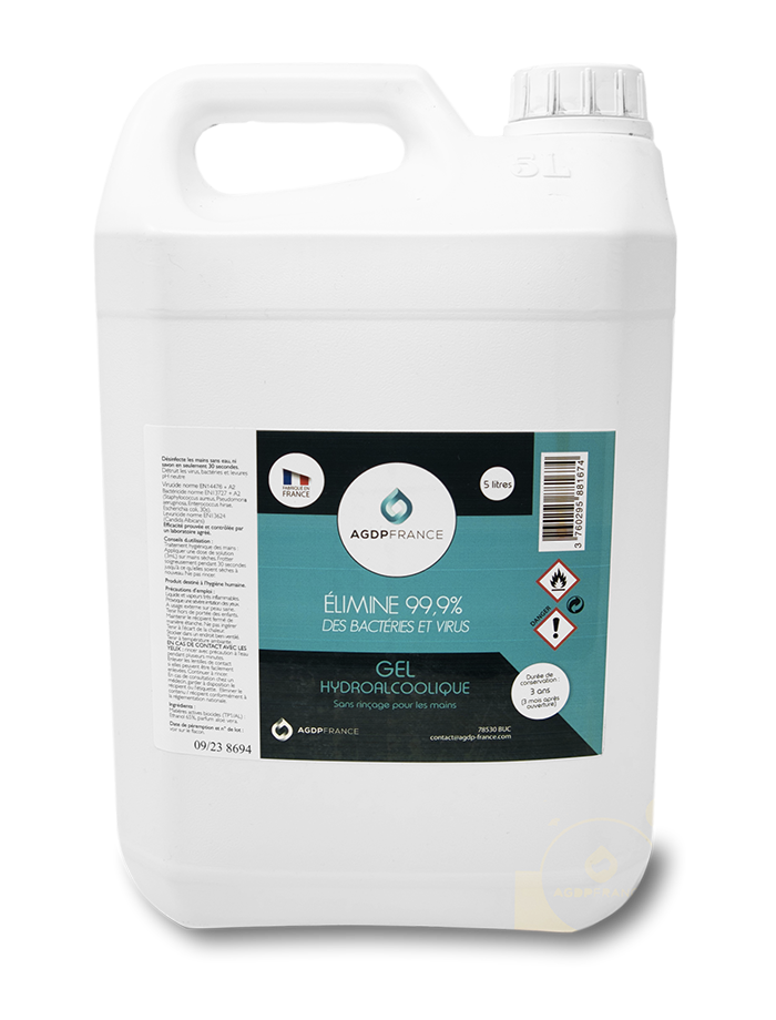 Bidon de gel hydroalcoolique 5L